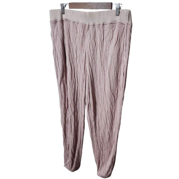 Barefoot Dreams Malibu Drawstring Lightweight Jogger XL‎ Pants Pink - Picture 4 of 9